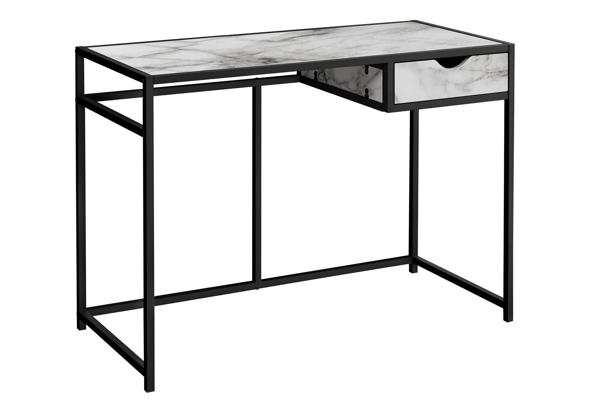 Computer Desk For Home Office, Storage Drawer - White