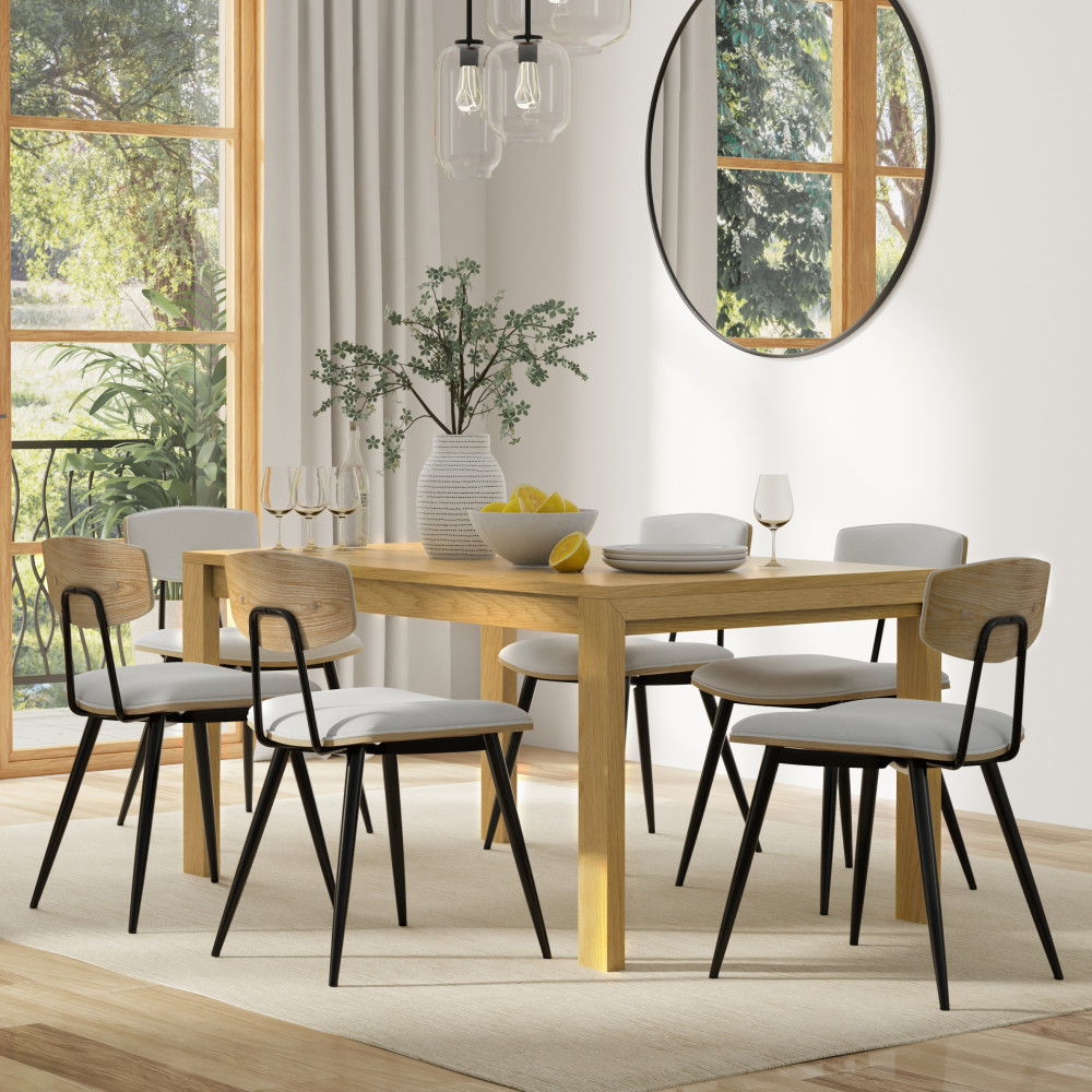 Wilson - Dining Table - Oak Veneer