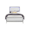 Almera - Full Bed - Glitter White
