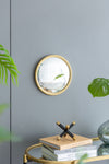 Round Mirror, Circle Mirror With Iron Frame For Living Room Bedroom Vanity Entryway Hallway - Gold