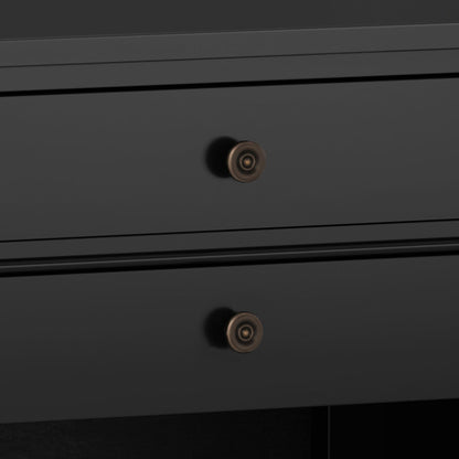 Carlton - Bedside Table - Black