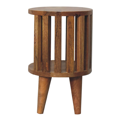 Ariella - Single Shelf Nightstand - Oak