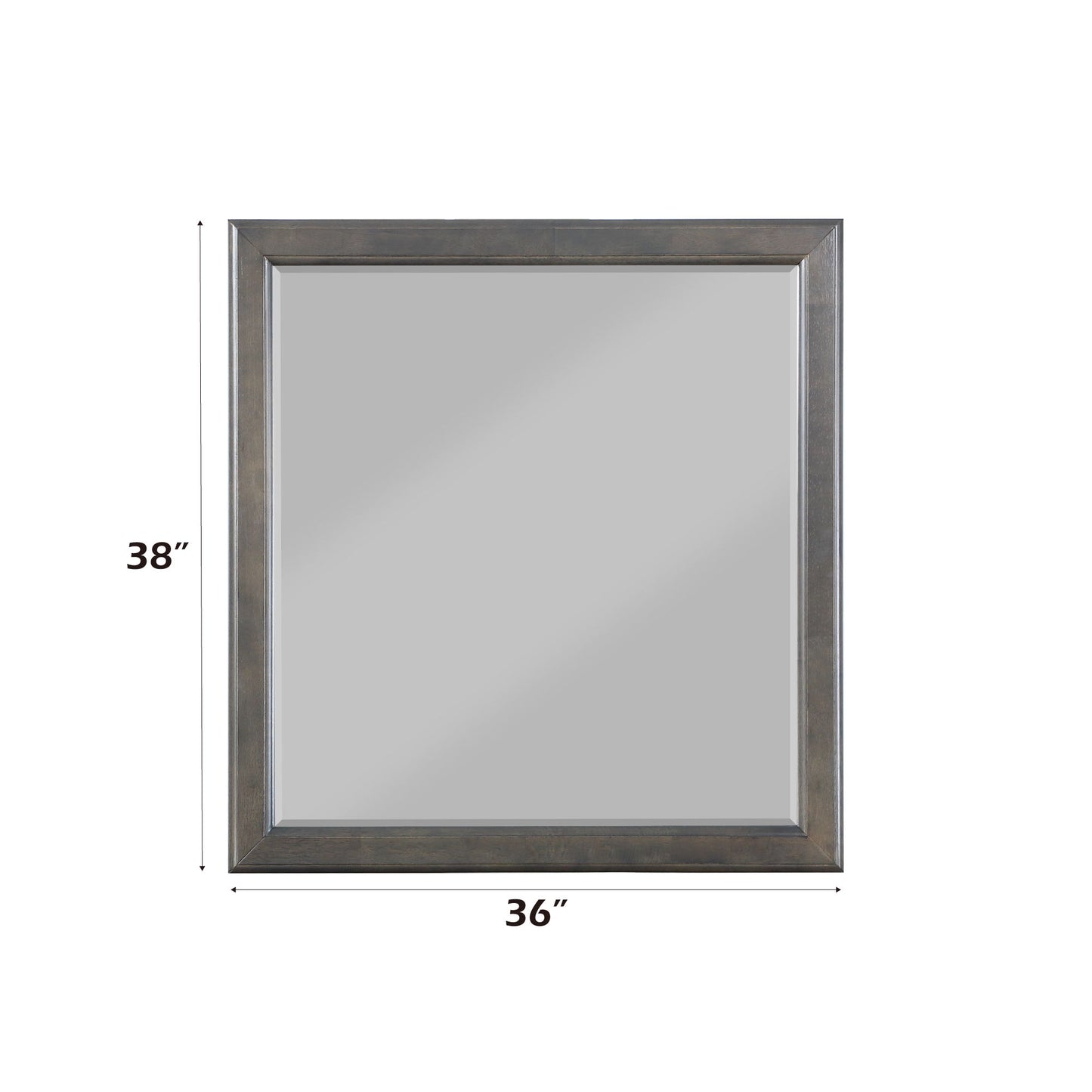 Louis Philippe - Mirror - Dark Gray