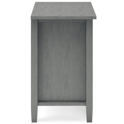 Warm Shaker - Bedside Table - Fog Gray