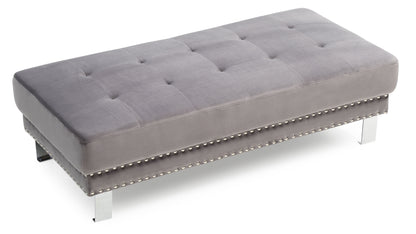 Ottoman For Contemporary Homes - Gray