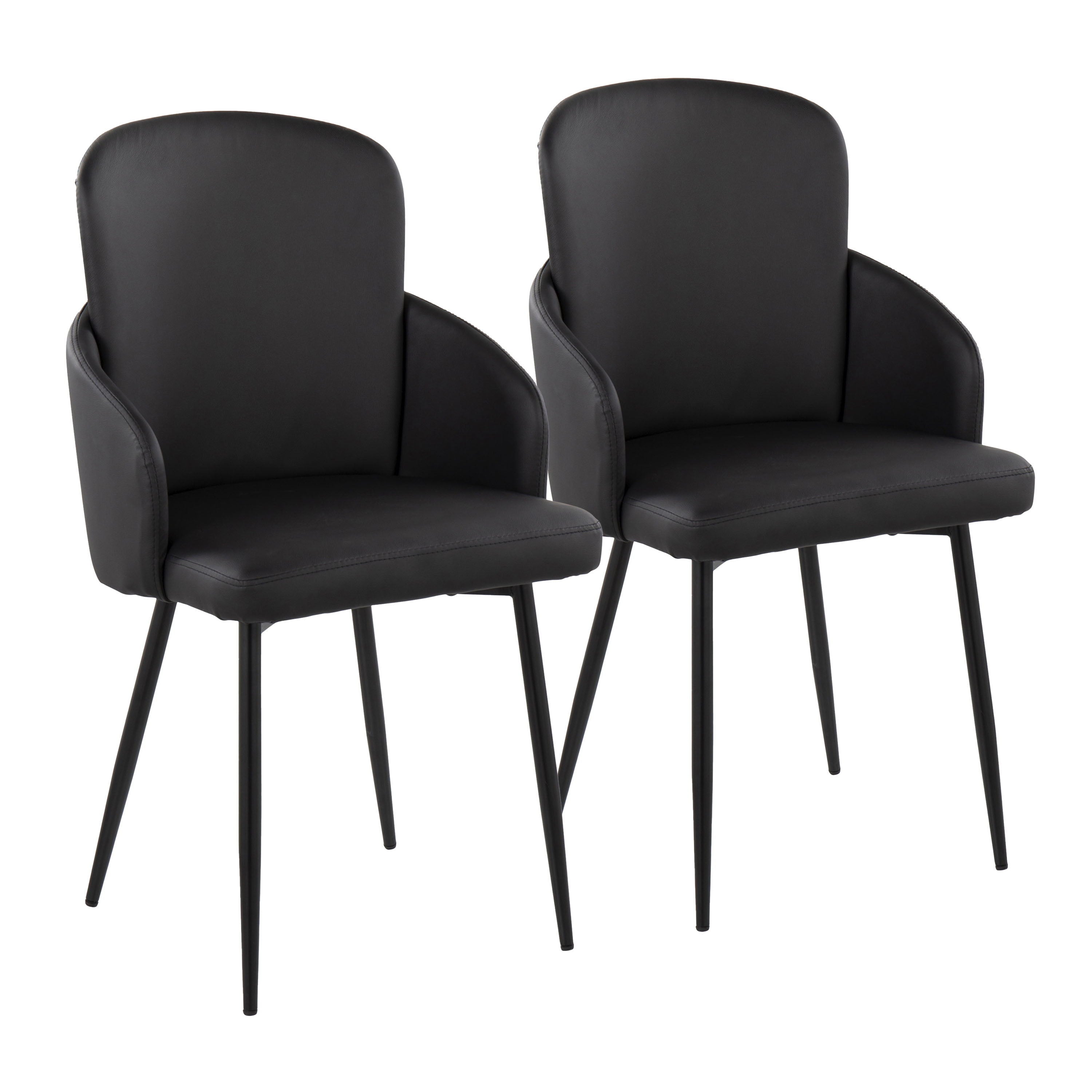 Dahlia - Contemporary Dining Chair (Set of 2) - Black
