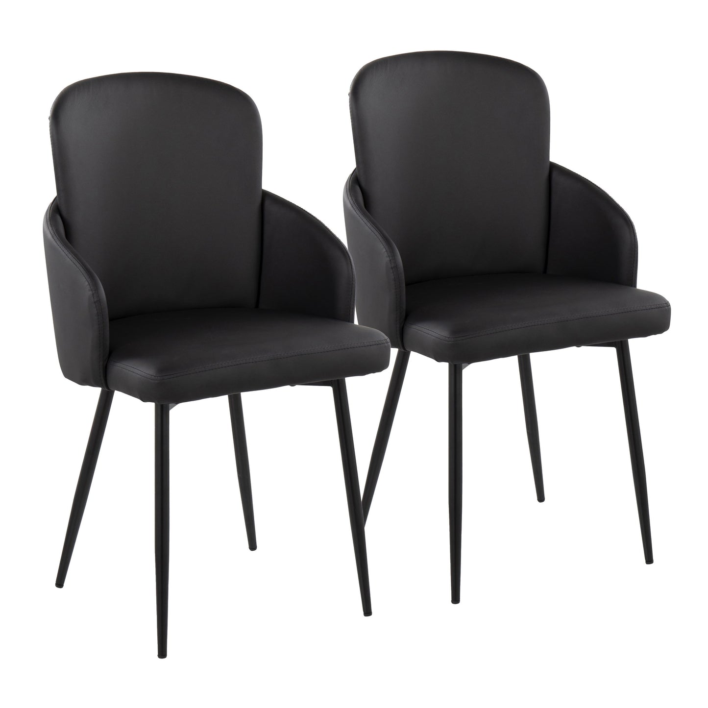 Dahlia - Contemporary Dining Chair (Set of 2) - Black