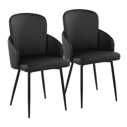 Dahlia - Contemporary Dining Chair (Set of 2) - Black