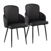Dahlia - Contemporary Dining Chair (Set of 2) - Black