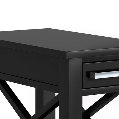 Kitchener - Narrow Side Table - Black