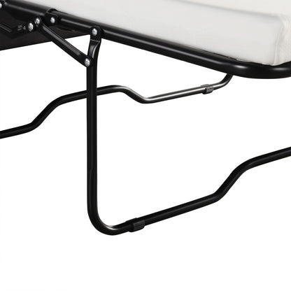 Pull Out Sofa Bed Loveseat Sleeper With Twin Size Memory Mattress With Two USB Ports For Living Room Spaces - Black