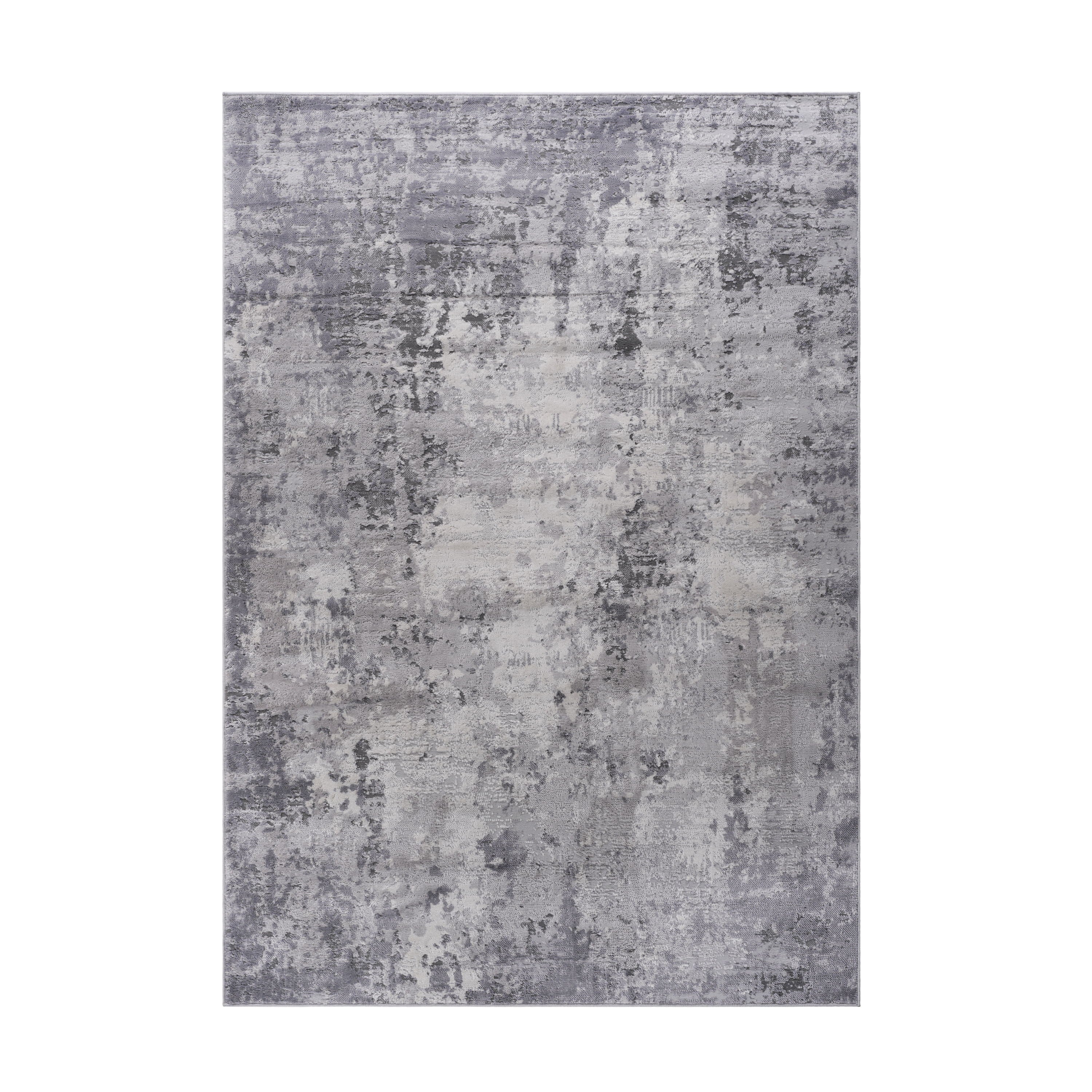 Marfi - 5' X 7' Abstract Area Rug - Light Gray
