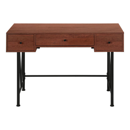Computer Desk For Home Office, Laptop, Storage Drawers, Transitional - Cherry
