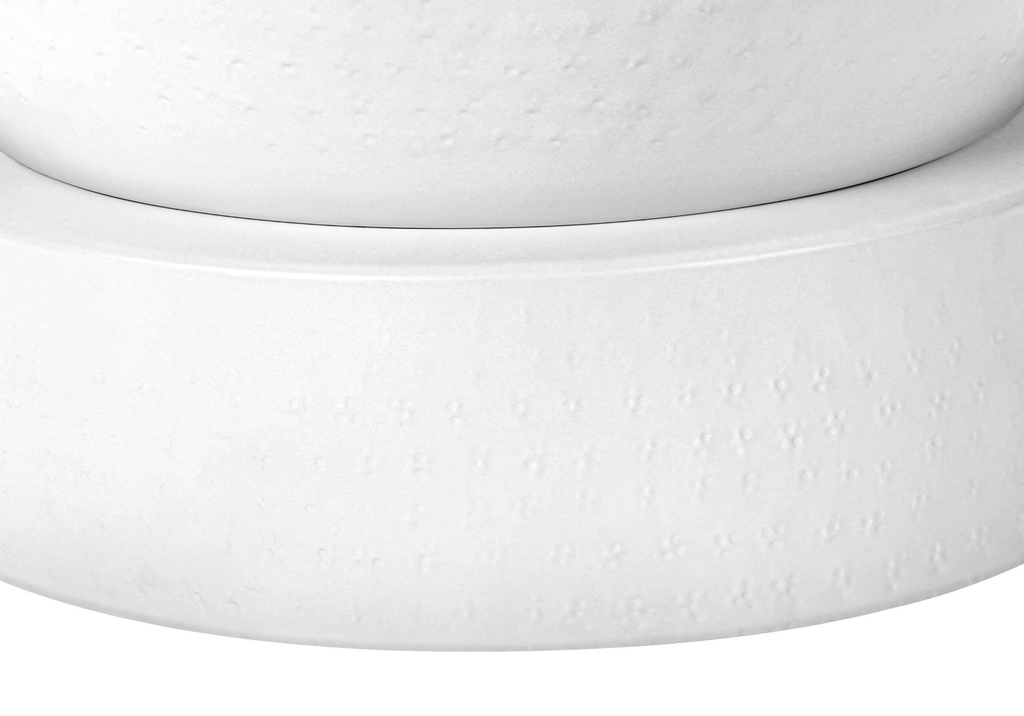 Drum Accent Side Table, Contemporary & Modern - White