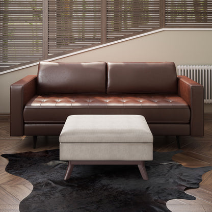 Owen - Coffee Table Storage Ottoman - Natural