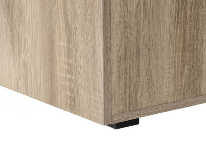 Computer Desk, Home Office, Laptop, Left, Right Set-Up, Storage Drawers, Work, Contemporary, Modern - Taupe