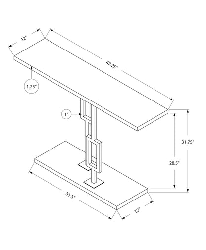 Accent Console Table For Entryway, Contemporary & Modern - Glossy White