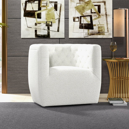 Delaney - Swivel Chair - Fabric - Beige