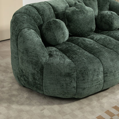 Bean Bag Sofa Lazy Sofa Durable Comfort Lounger High Back Bean Bag Chair Couch For Adults And Kids - Emerald
