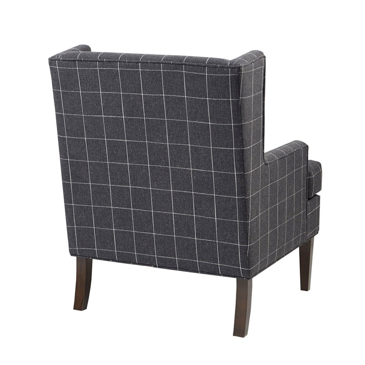 Fancy Design Farmhouse Style Solid Wood Chair - Charcoal Gray