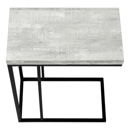 Accent Table, C - Shaped, Contemporary Stylish - Gray
