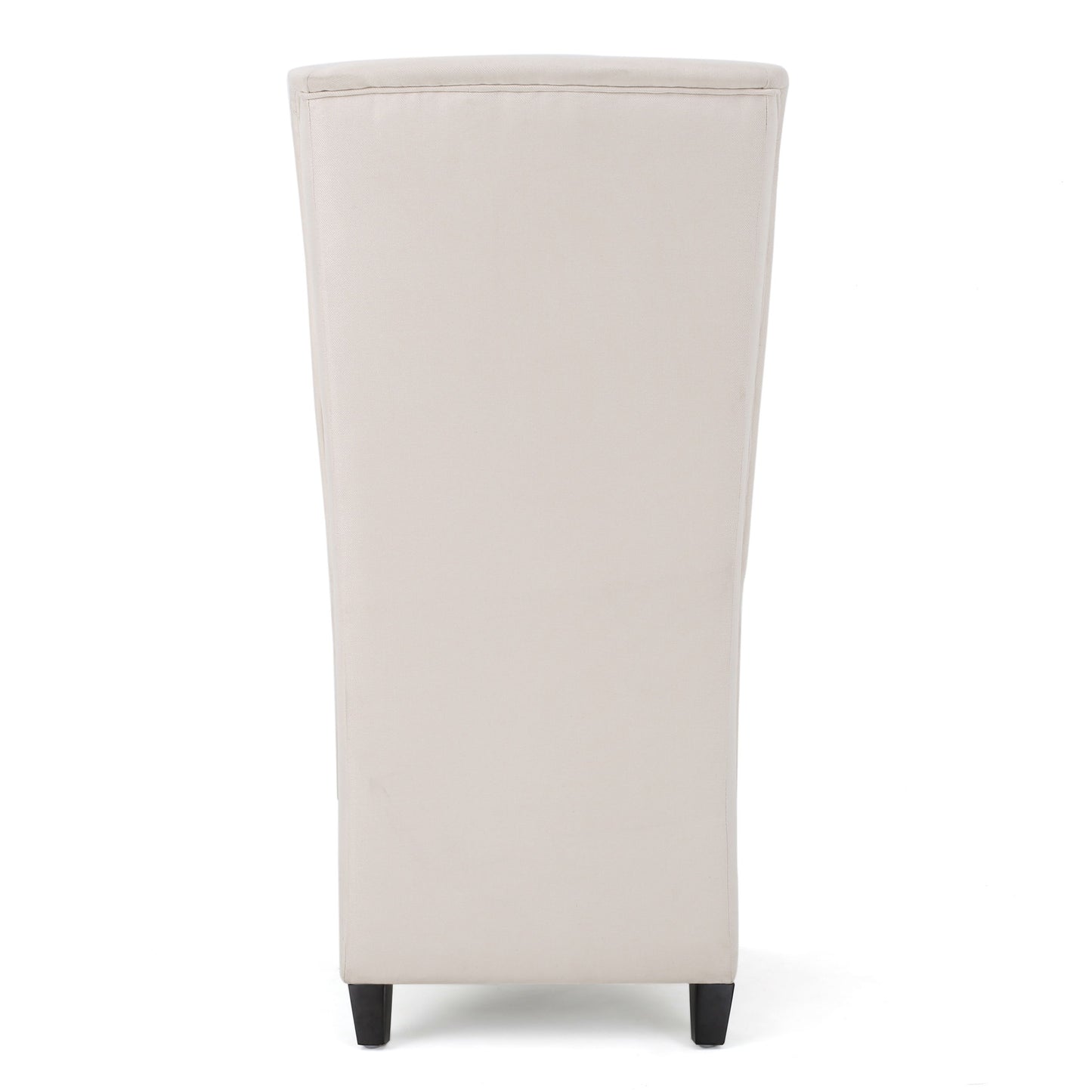 Alight - Upholstered Dining Chair With High Back And Birch Wood Legs - Beige