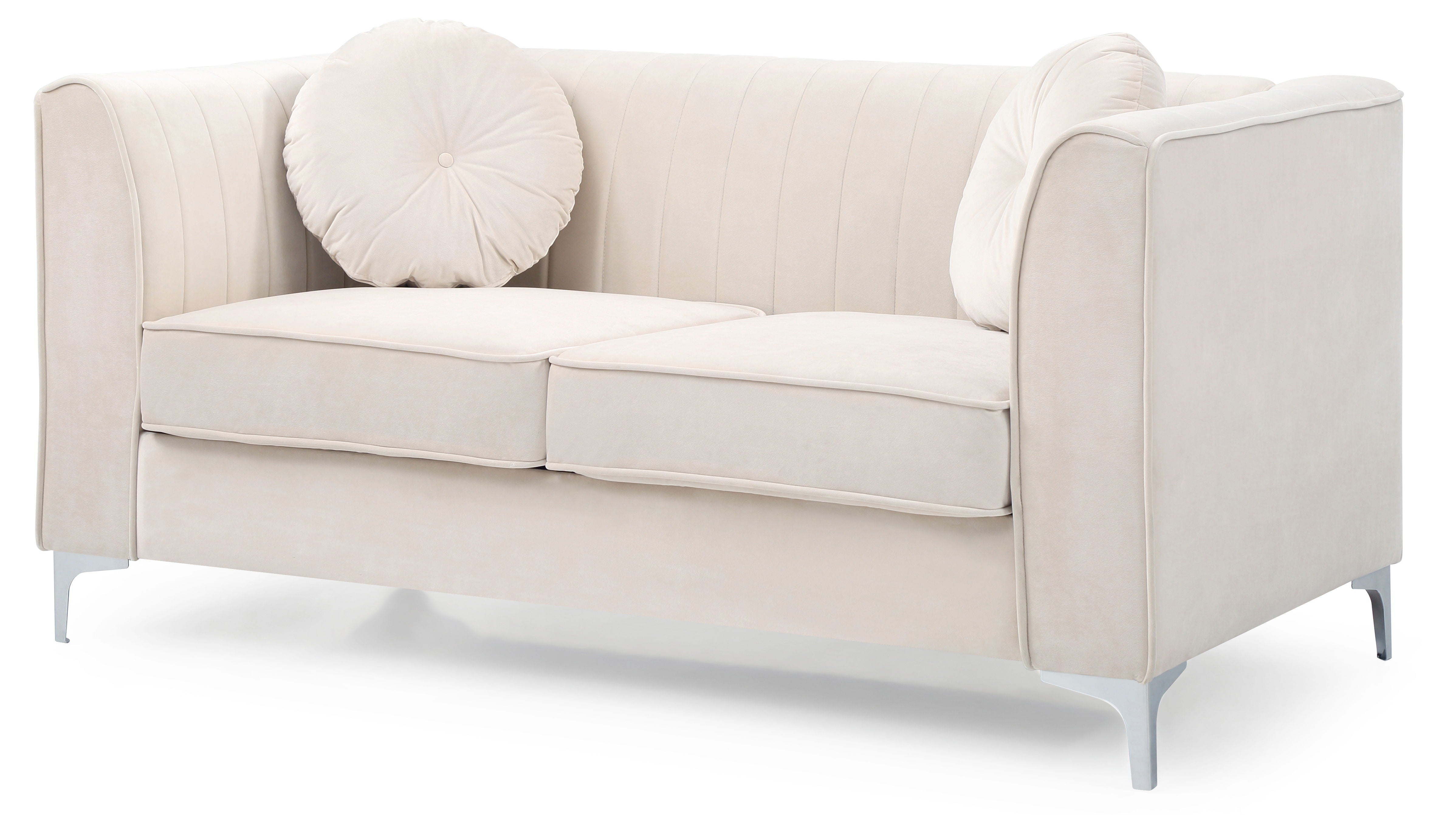 Delray - Loveseat - Ivory