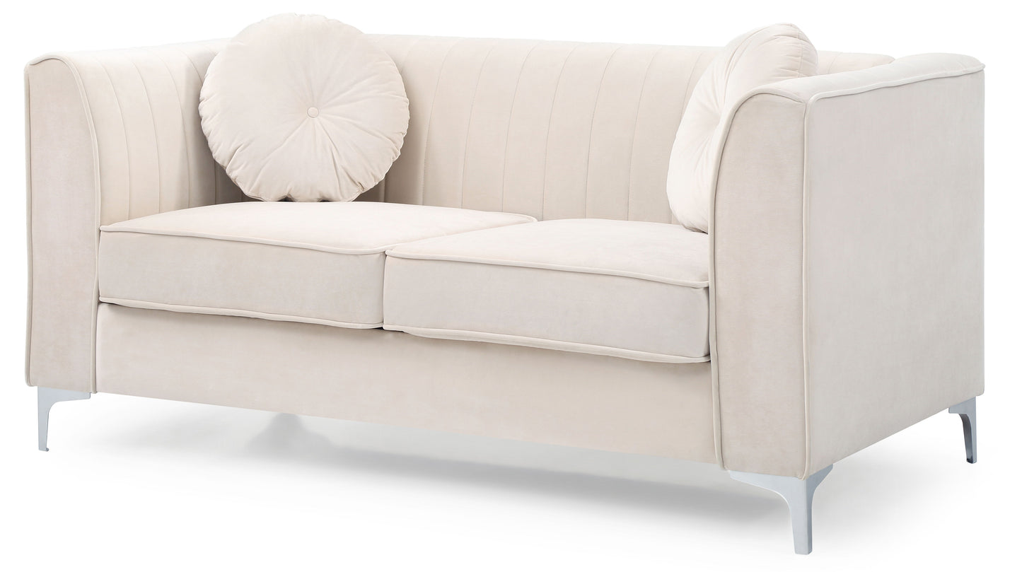 Delray - Loveseat - Ivory