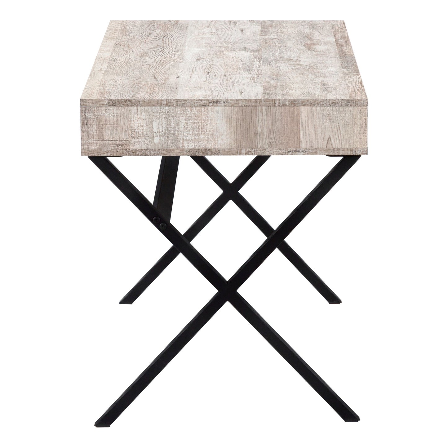 Computer Desk For Home Office, Laptop, Storage Drawers, Modern - Taupe