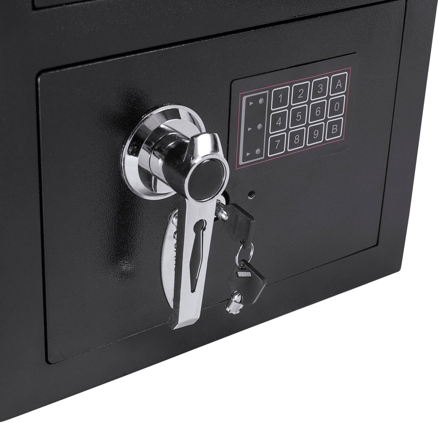 0 72 Cu Ft Keypad Depository Safe - Black