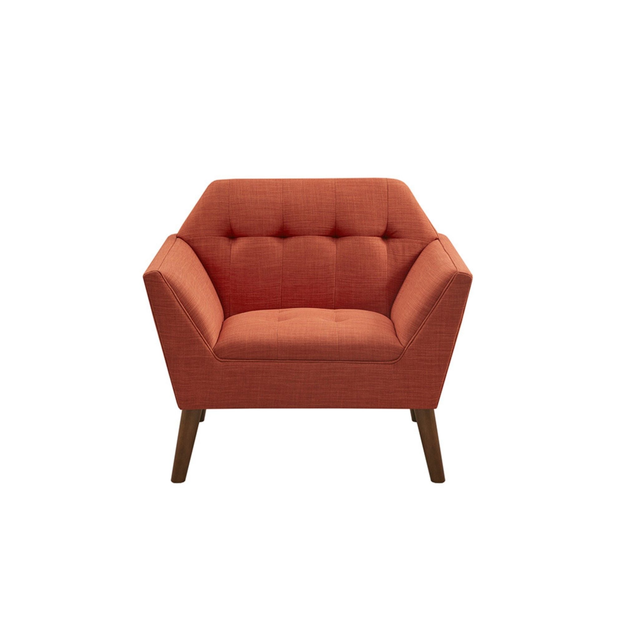 Newport - Lounge Chair Mid Century Modern - Spice