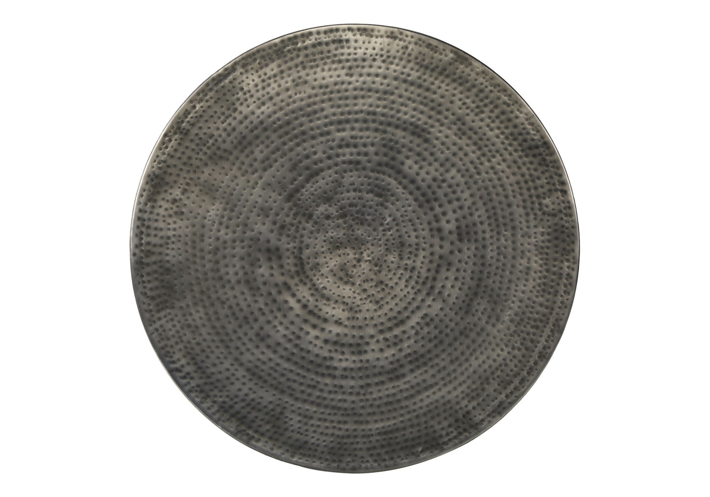 Drum Accent Side Table, Contemporary, Elegant Design - Silver