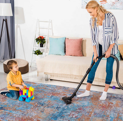Maval - 5' X 8' Area Rug Washable Arearug - Multi