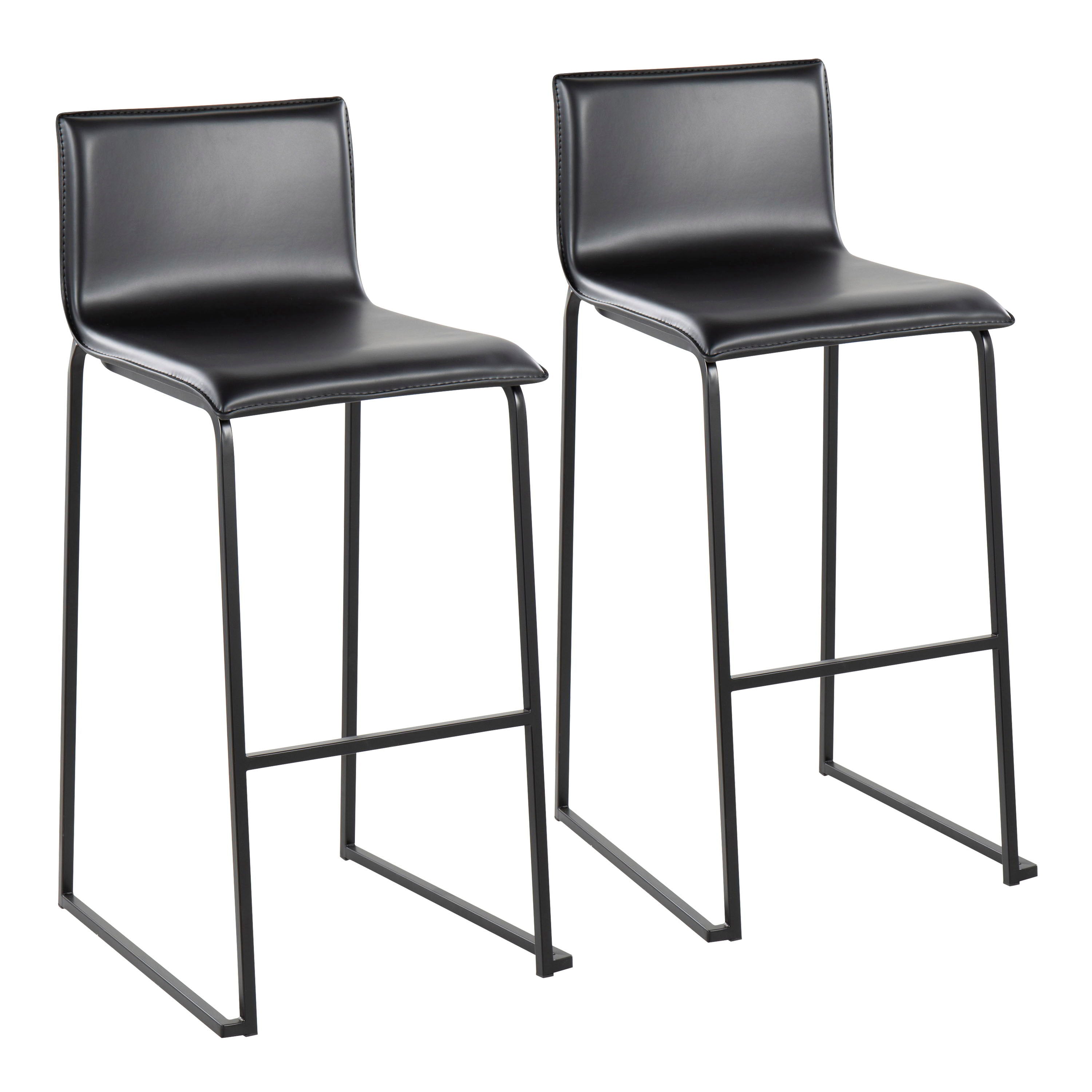 Mara - Contemporary Barstool (Set of 2) - Black