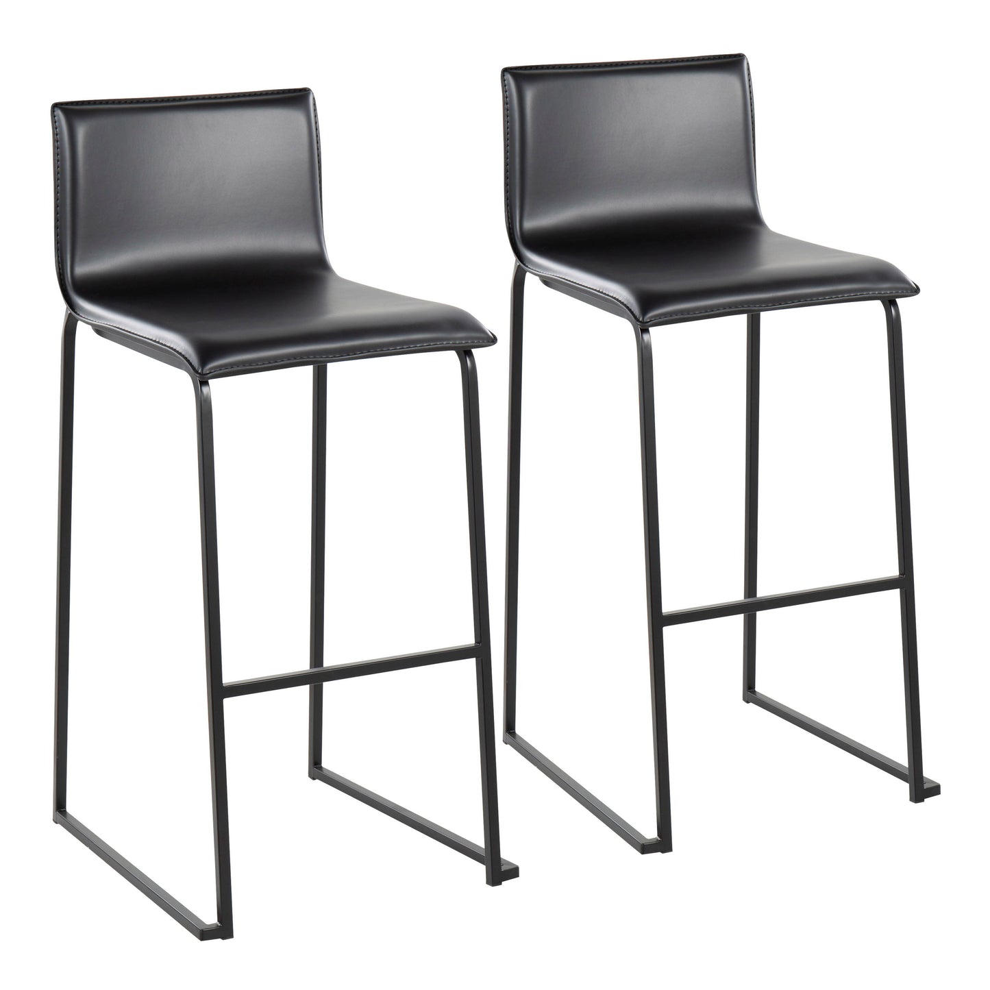 Mara - Contemporary Barstool (Set of 2) - Black