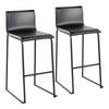 Mara - Contemporary Barstool (Set of 2) - Black
