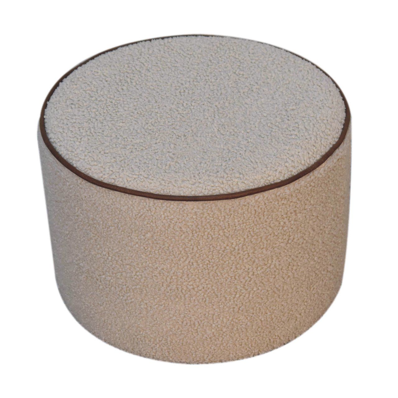 Serenity - Large Round Footstool - Chestnut