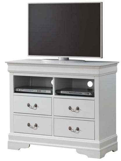 Charming Media Storage Unit - White
