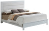 Stylish Transitional Bedroom Bed - White