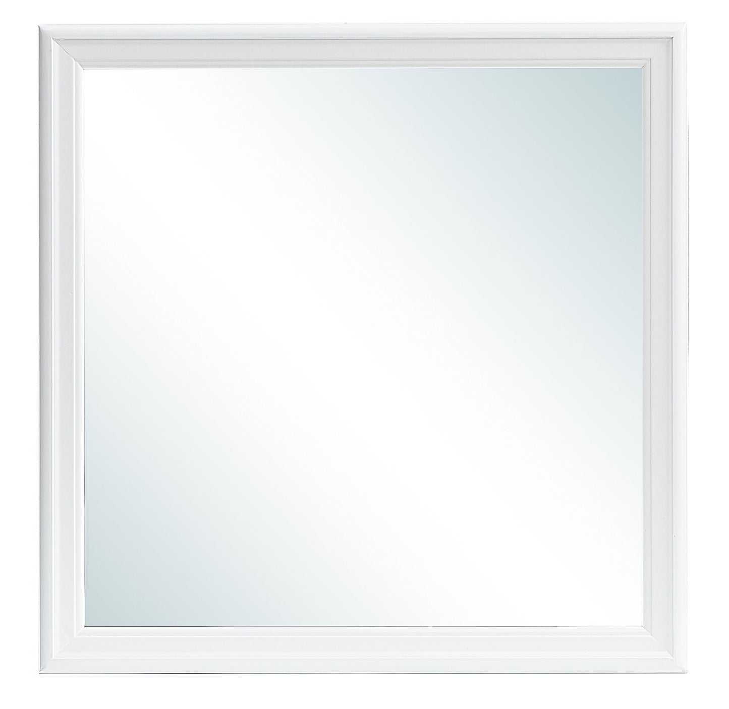 Elegant Transitional Mirror - Silver Champagne
