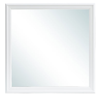 Elegant Transitional Mirror - Silver Champagne