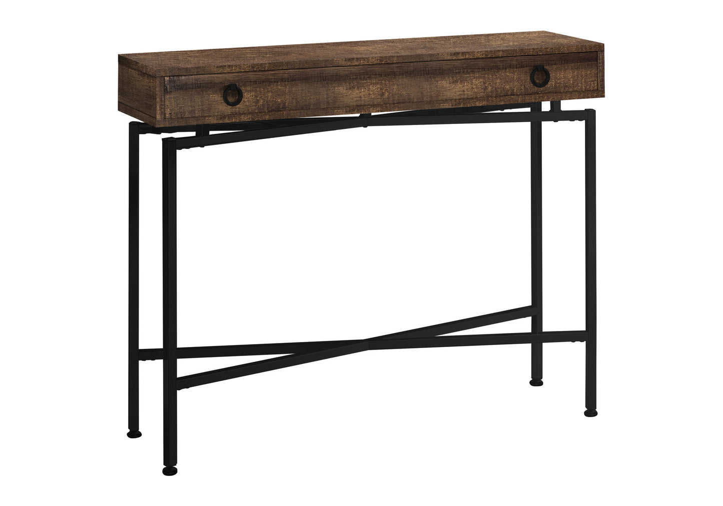 Accent Console Table For Entryway, Storage Drawer, Contemporary & Modern - Brown