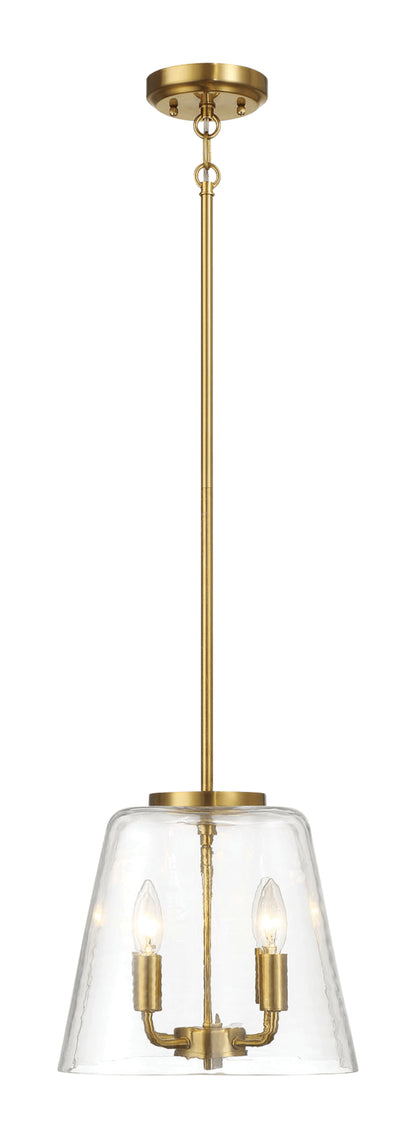Soiree - 4 Candle Lights Pendant - Clear / Gold