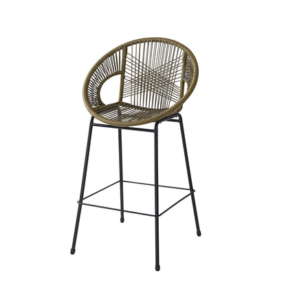 Ferrara - Outdoor Patio Barstool (Set of 2) - Green