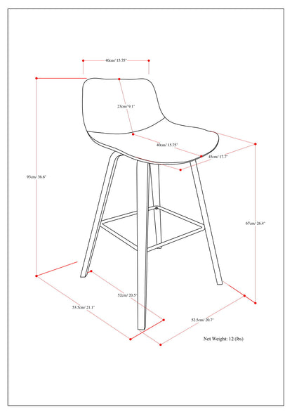 Randolph - Bentwood Counter / Bar Height Stool (Set of 2) - White