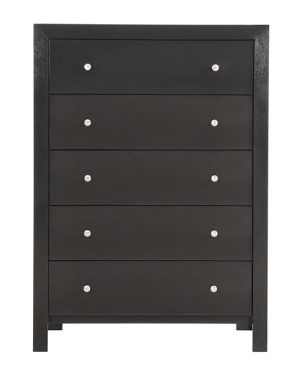 Modern Elegant Transitional Storage Chest - Black