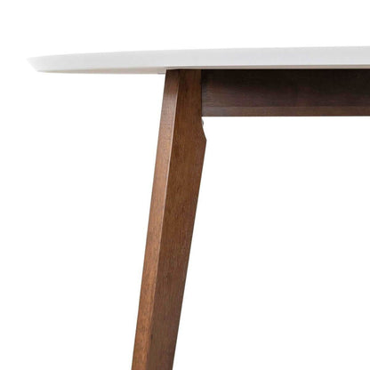 Alina - Dining Table - Brown / White