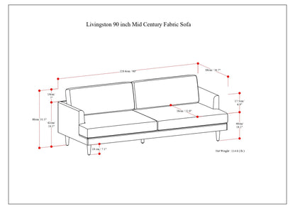Livingston - Sofa - Mist Gray