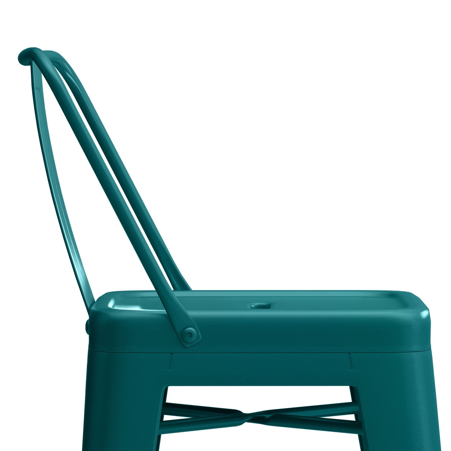 Rayne - Counter Height Stool (Set of 4) - Teal Blue