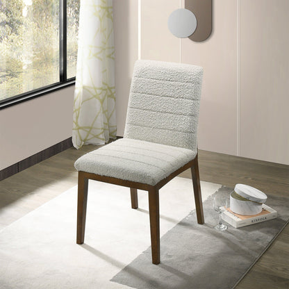 Ines - Dining Chair (Set of 2) - Brown / White